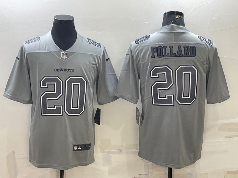 Men Dallas Cowboys #20 Pollard Grey 2022 Nike Limited Vapor Untouchable NFL Jersey->jacksonville jaguars->NFL Jersey